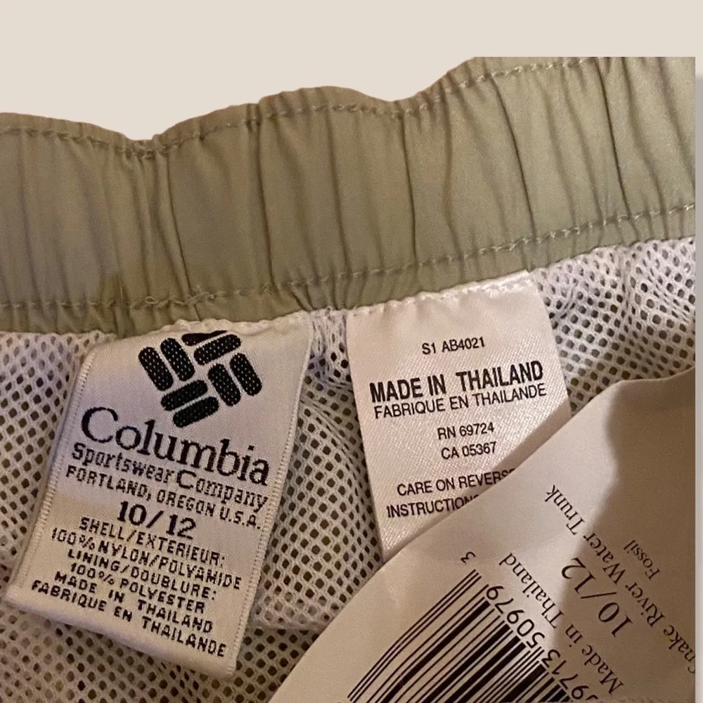 COLUMBIA CARGO BATHING SUITS SWIM TRUNKS 10-12 Boys